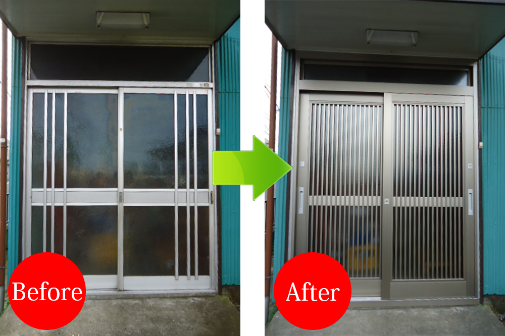 玄関成功事例Before-After4408